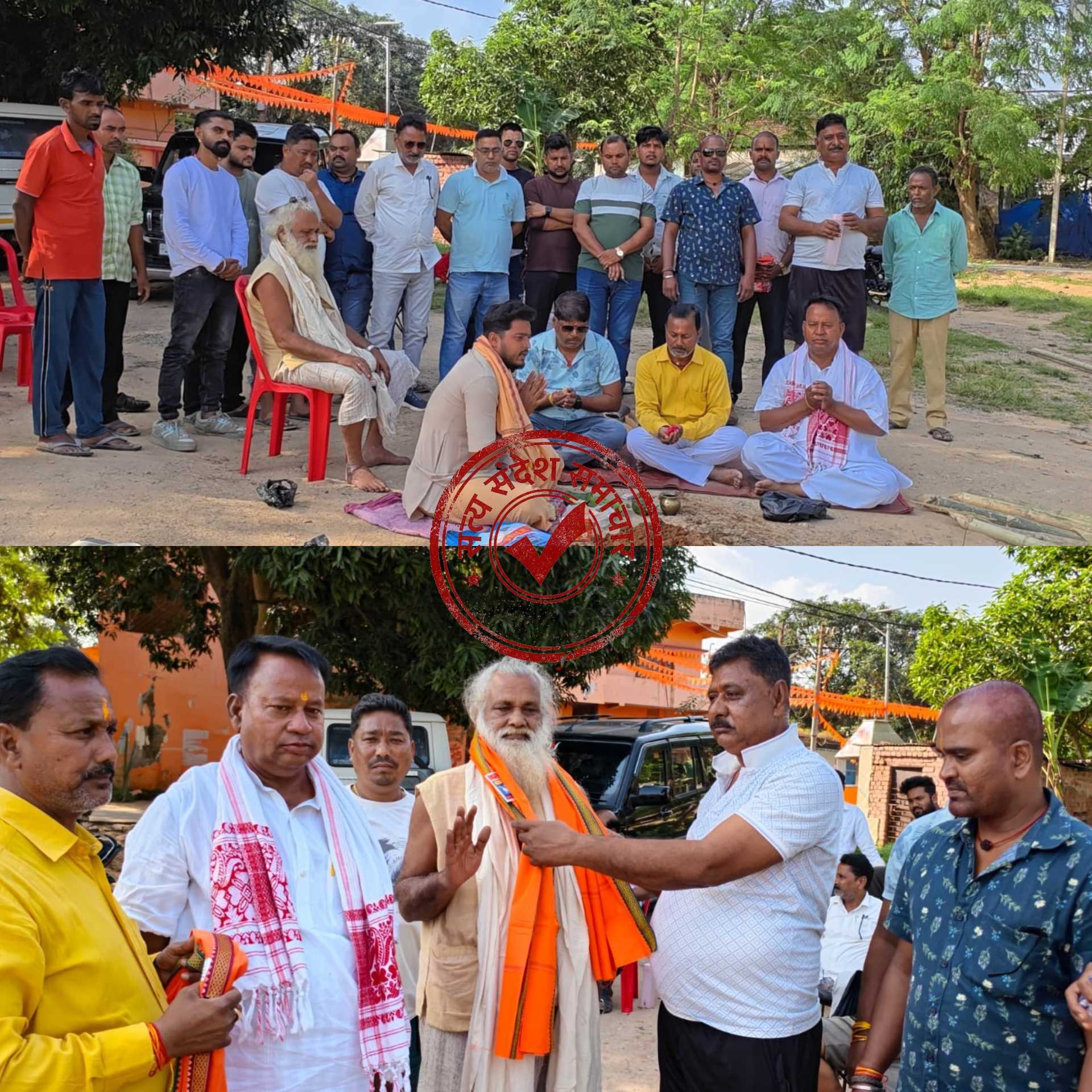 गांधी मैदान में दुर्गा पूजा पंडाल निर्माण के लिए हुआ भूमि पूजन, भव्य आयोजन की तैयारियां शुरू